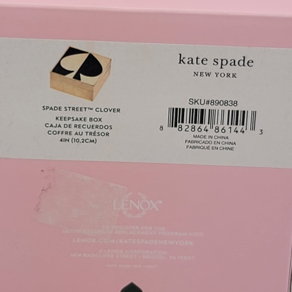 Kate Spade Street Clover Keepsake Box - Sold out everywhere - Picture 5 of 5